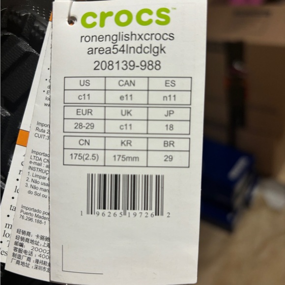 Crocs x Ron English WHIN Lined Clogs - AREA 54 Aliens Universe Little Kids Size - Picture 11 of 14